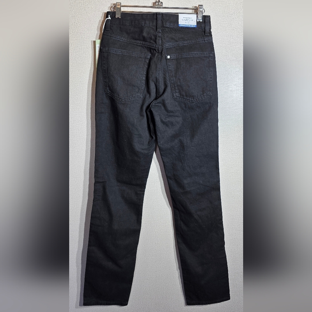 H&M Women's Straight-Leg Jeans — Black - Picture 3 of 8